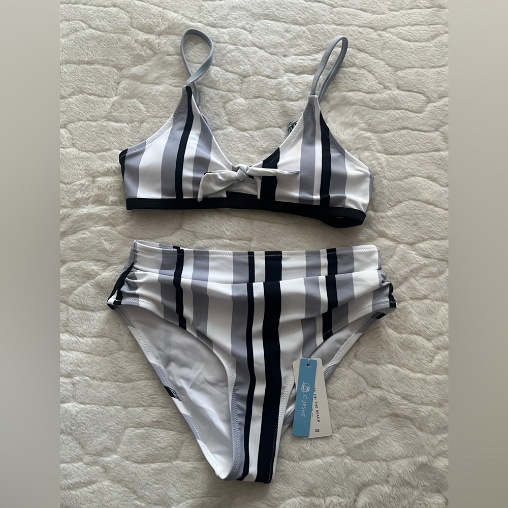 Cupshe Striped Bikini Set size XS